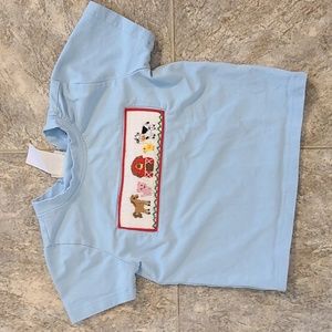 3T Smocked Farm Shirt